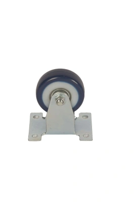 Колесо аппаратное неповоротное FCv 25 50 мм (синяя резина) по ценам производителя в Уфе с доставкой по всей России