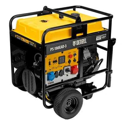 Генератор бензиновый PS-180EAD-3, 18 кВт,230/400 В, 65л, разъём ATS,перекл.режима,эл.старт Denzel купить в Москве с доставкой по всей России | ProtosMarket.ru