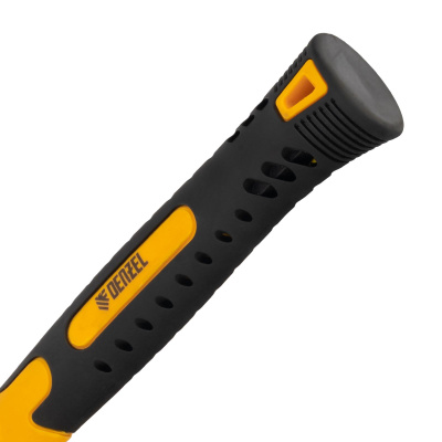 Киянка резиновая, 24 oz, черная резина, фибергласовая рукоятка Denzel по ценам производителя в Уфе с доставкой по всей России