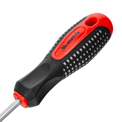 Отвертка Fusion, SL5 х 100 мм, CrV, трехкомпонентная рукоятка "Anti slip" Matrix по ценам производителя в Уфе с доставкой по всей России