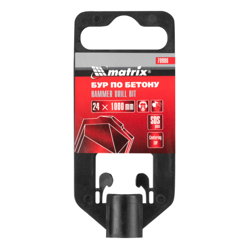 Бур по бетону, 24 x 1000 мм, SDS Plus Matrix по ценам производителя в Уфе с доставкой по всей России