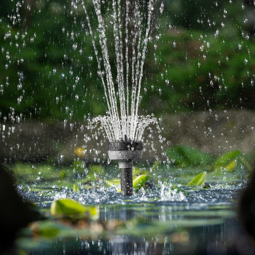 Насос фонтанный FNP90-39, 92 Вт, подъем 3,9 м, 3200 л/ч, колокольчик/каскад/гейзер Denzel по ценам производителя в Уфе с доставкой по всей России