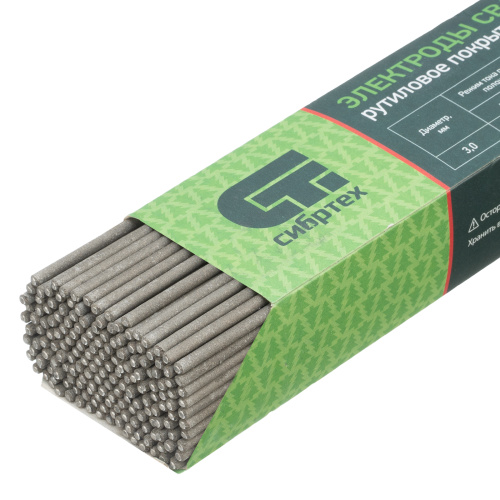 Электроды MP-3, диам. 3 мм, 4,5 кг., рутиловое покрытие Сибртех по ценам производителя в Уфе с доставкой по всей России