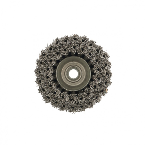 Щетка для УШМ, 100 мм, М14, "чашка", двухрядная, крученая проволока 0.8 мм Matrix по ценам производителя в Уфе с доставкой по всей России