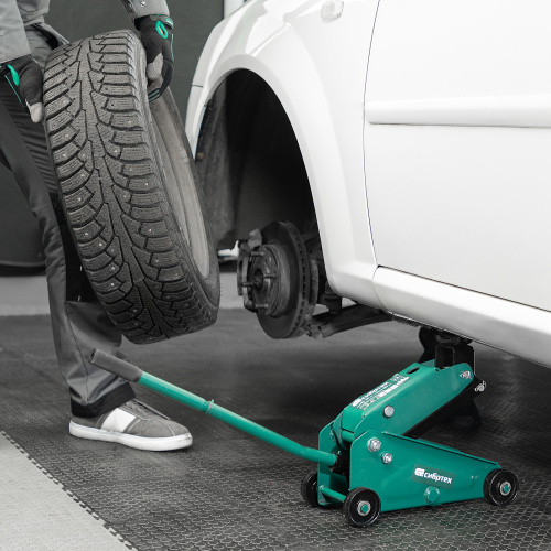 Домкрат гидравлический подкатной, 2,5 т, 148-387 мм Сибртех по ценам производителя в Уфе с доставкой по всей России