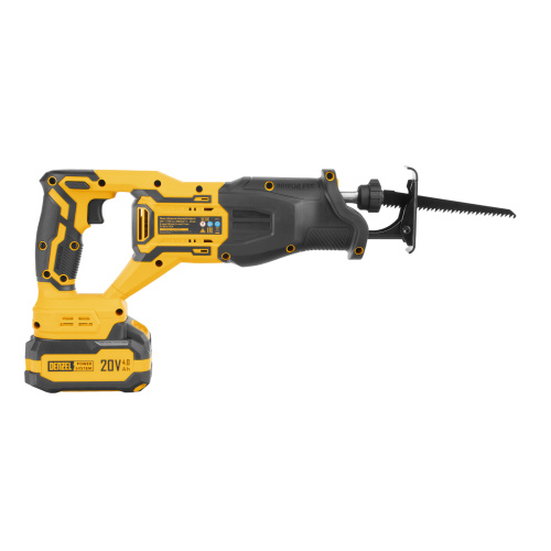 Пила сабельная аккумуляторная бесщет. RS-250, Li-Ion, 20 В Denzel по ценам производителя в Уфе с доставкой по всей России