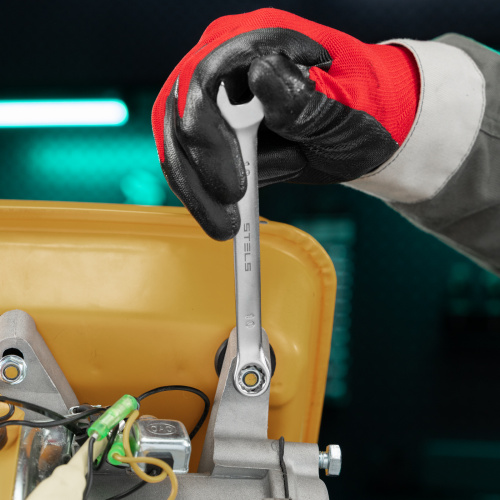 Ключ комбинированный, 10 мм, CrV, матовый хром Stels по ценам производителя в Уфе с доставкой по всей России