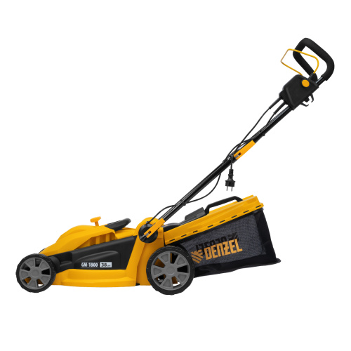 Газонокосилка электрическая GM-1800, 1800 Вт, шир. 38 см, 6 уров., травосб. 40 л. Denzel по ценам производителя в Уфе с доставкой по всей России