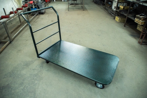 Тележка платформенная TOR ТП-4 (750х1400) г/п 435 кг (160 мм) по ценам производителя в Уфе с доставкой по всей России