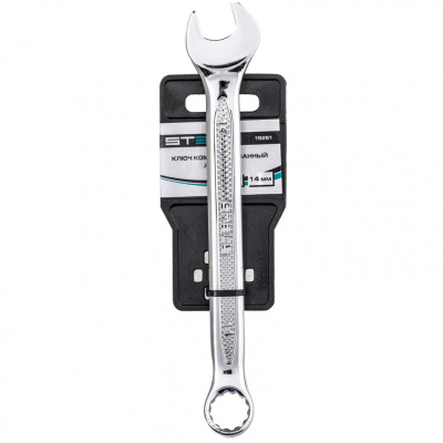 Ключ комбинированный, 14 мм, CrV, антислип Stels по ценам производителя в Уфе с доставкой по всей России