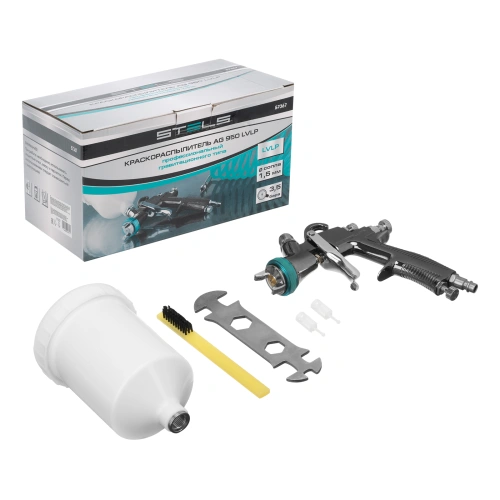 Краскораспылитель AG 950 LVLP, профессиональный, гравитационного типа, сопло 1.5 мм Stels по ценам производителя в Уфе с доставкой по всей России