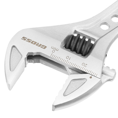 Ключ разводной, 200 мм, CrV, двухкомпонентная ручка Gross по ценам производителя в Уфе с доставкой по всей России