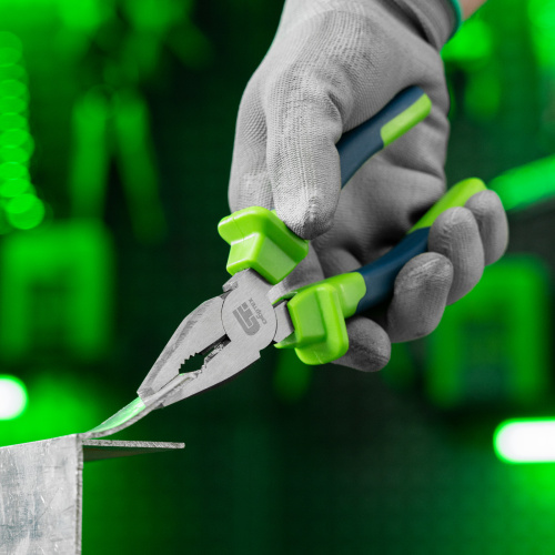 Плоскогубцы комбинированные, 180 мм, двухкомпонентные рукоятки Сибртех по ценам производителя в Уфе с доставкой по всей России