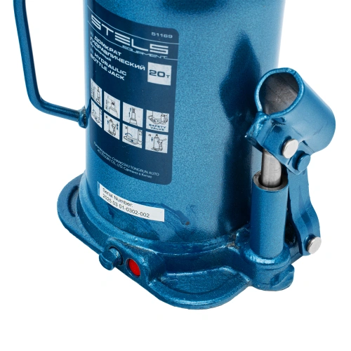 Домкрат гидравлический бутылочный, 20 т, h подъема 235-445 мм Stels по ценам производителя в Уфе с доставкой по всей России