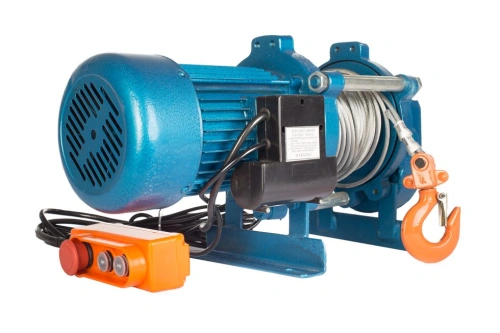 Лебедка электрическая  300 кг  30 м с канатом 220 В TOR KCD по ценам производителя в Уфе с доставкой по всей России