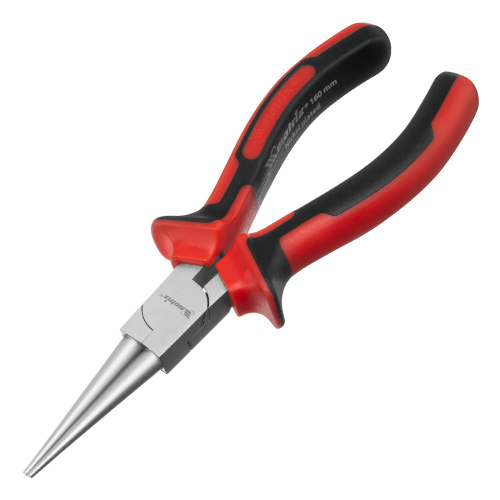 Круглогубцы Nickel, 160 мм, никелированные, двухкомпонентные рукоятки Matrix по ценам производителя в Уфе с доставкой по всей России