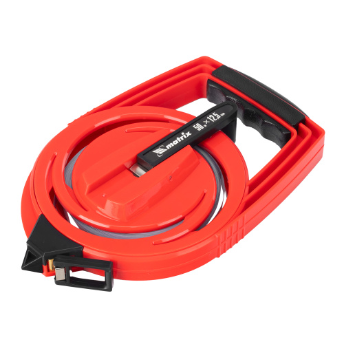 Рулетка геодезическая, 50 м х 12,5 мм, металлическая лента, закрытый корпус Matrix по ценам производителя в Уфе с доставкой по всей России