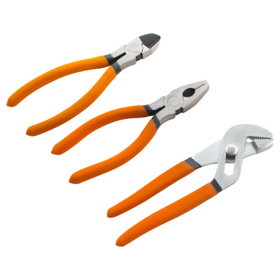 Набор губцевого инструмента №2, 3 предмета: плоскогубцы, бокорезы, клещи переставные Sparta по ценам производителя в Уфе с доставкой по всей России