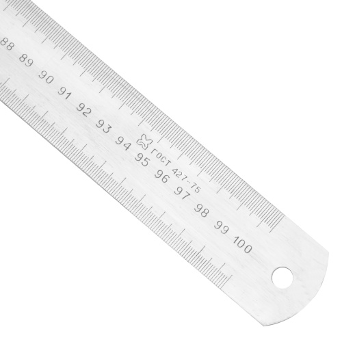 Линейка измерительная, 1000 мм, металлическая по ценам производителя в Уфе с доставкой по всей России