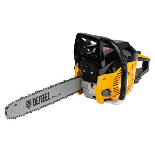 Пила цепная бензиновая DGS-4516, шина 40 см, 45 см3, 3 л.с, шаг 3/8, паз 1.3 мм, 57 звеньев Denzel по ценам производителя в Уфе с доставкой по всей России