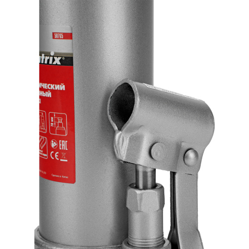 Домкрат гидравлический бутылочный, 6 т, h подъема 216-413 мм Matrix по ценам производителя в Уфе с доставкой по всей России