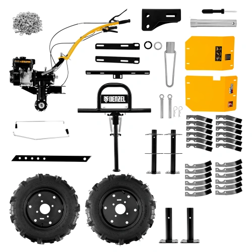 Мотоблок DPT-270X, 7 л.с, дисковое сцепление, ширина 90 см, глубина 35 см, фрез 3 х 4, ВОМ, передачи 2В/1Н Denzel по ценам производителя в Уфе с доставкой по всей России