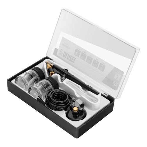 Аэрограф с нижним бачком AB2, 0,8 мм, 22 мл, 11 л/мин Denzel по ценам производителя в Уфе с доставкой по всей России