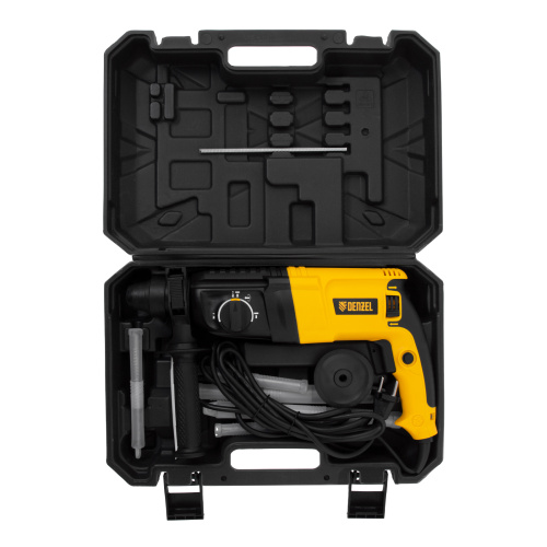 Перфоратор электрический RHH-800-26, SDS-plus, 800 Вт, 3 Дж, 3 плюс 1 реж. Denzel по ценам производителя в Уфе с доставкой по всей России