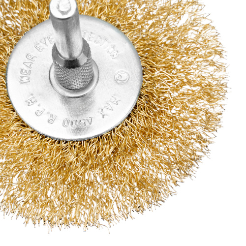 Набор щеток для дрели, 3 шт, 3 плоские, 50-63-75 мм, со шпильками, металлические Matrix по ценам производителя в Уфе с доставкой по всей России