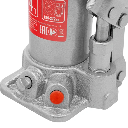 Домкрат гидравлический бутылочный, 4 т, высота подъема 194-372 мм, в пластиковый кейсе Matrix по ценам производителя в Уфе с доставкой по всей России