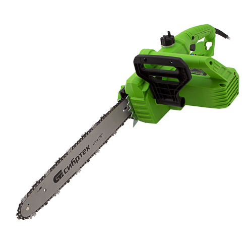 Пила цепная электрическая ПЦЭ-2200П с поперечным двигателем, 2.2 кВт, 16'' (40 см) Сибртех по ценам производителя в Уфе с доставкой по всей России