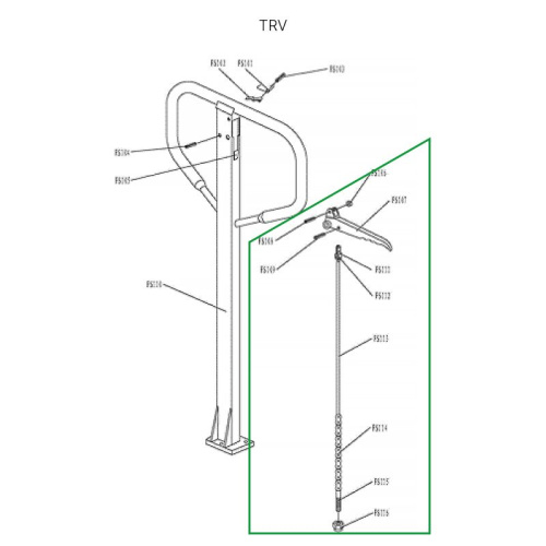 Тяга цепная в сборе для ручки TRV по ценам производителя в Уфе с доставкой по всей России