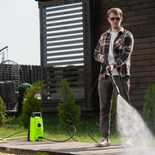 Моечная машина высокого давления АМ-1600, 1600 Вт, 130 бар, 330 л/ч, переносная Сибртех по ценам производителя в Уфе с доставкой по всей России