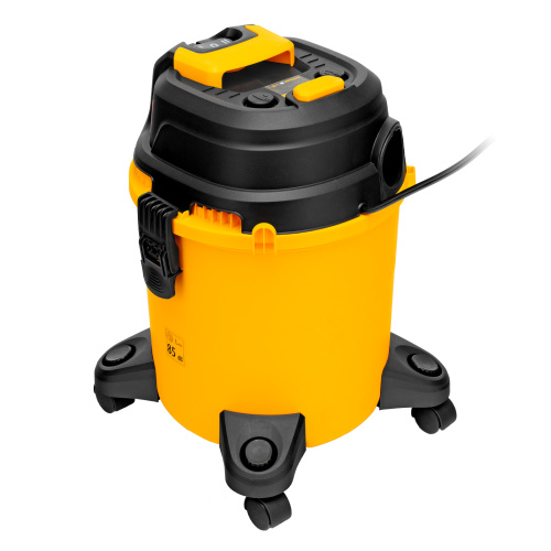 Пылесос строительный RVC20, 1400 Вт, бак 20 л, шланг 3 м, розетка с автосинхр. Denzel по ценам производителя в Уфе с доставкой по всей России