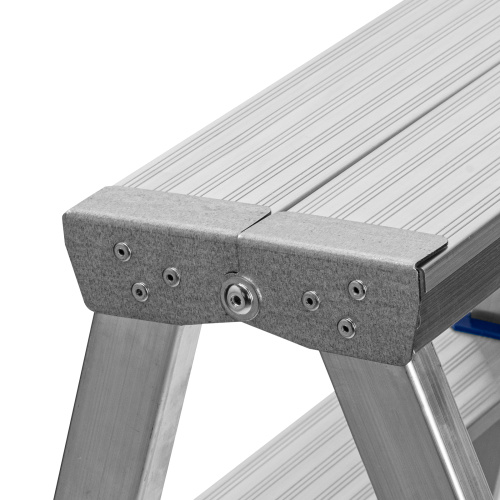 Стремянка двусторонняя 6 ступеней, алюминиевая, Сибртех по ценам производителя в Уфе с доставкой по всей России