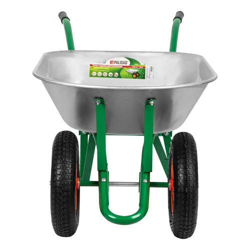 Тачка садовая, два колеса, грузоподъемность 170 кг, объем 78 л Palisad по ценам производителя в Уфе с доставкой по всей России