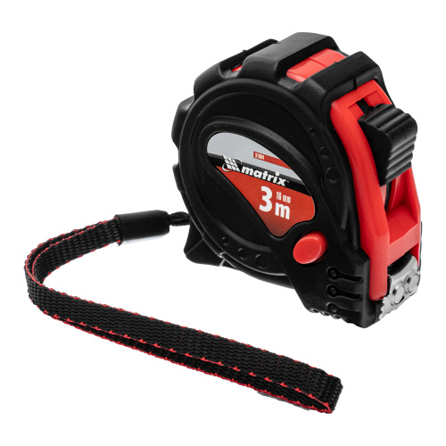 Рулетка Status Magnet 3 fixations,3 м х 16 мм,обрезиненный корпус,зацеп с магнитом Matrix по ценам производителя в Уфе с доставкой по всей России