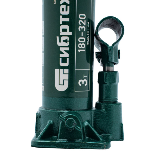 Домкрат гидравлический бутылочный, 3 т, 180-320 мм Сибртех по ценам производителя в Уфе с доставкой по всей России