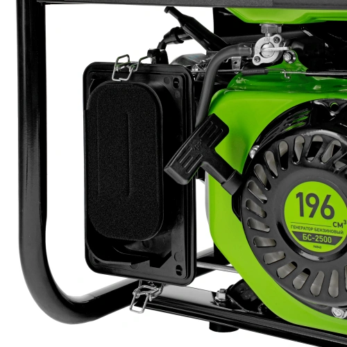 Генератор бензиновый БС-2500, 2.2 кВт, 230В, четырехтактный, 15 л, ручной стартер Сибртех по ценам производителя в Уфе с доставкой по всей России