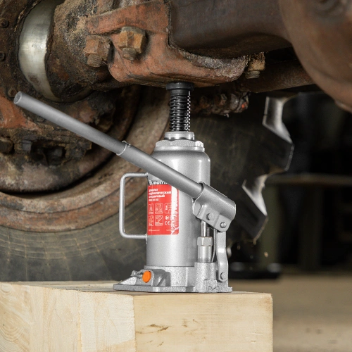 Домкрат гидравлический бутылочный, 12 т, h подъема 230-465 мм Matrix купить в Москве с доставкой по всей России | ProtosMarket.ru