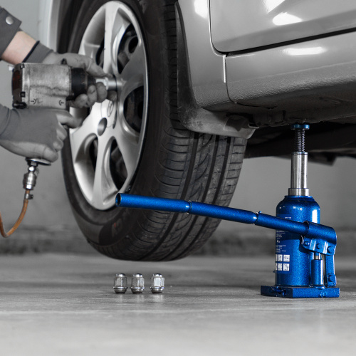 Домкрат гидравлический бутылочный телескопический, 4 т, H подъема 170-420 мм Stels по ценам производителя в Уфе с доставкой по всей России