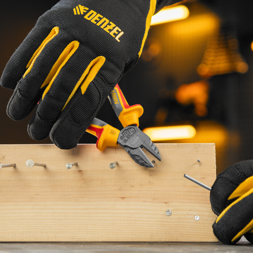 Бокорезы, диэлектрические рукоятки, до 1000 В, трехкомпонентные рукоятки, 160 мм Denzel по ценам производителя в Уфе с доставкой по всей России