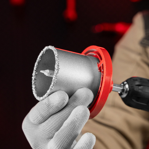 Набор коронок по керамической плитке, 33-53-67-73 мм, шестигранный хвостовик Matrix по ценам производителя в Уфе с доставкой по всей России