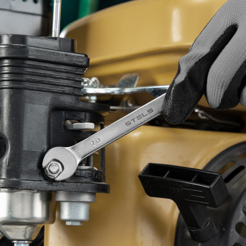 Набор ключей комбинированных, 8-19 мм, 8 шт, CrV, матовый хром Stels по ценам производителя в Уфе с доставкой по всей России