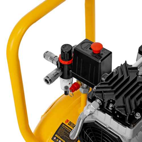 Компрессор безмасляный, малошумный DLS 1500/50, 1500 ВТ, 2x750, 50 л, 260 л/мин Denzel по ценам производителя в Уфе с доставкой по всей России