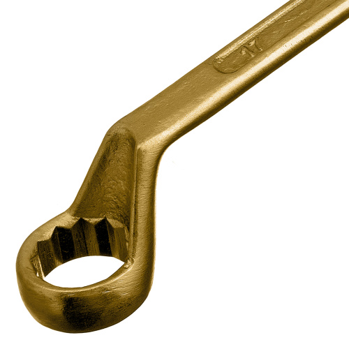 Ключ накидной, 13 х 17 мм, желтый цинк Сибртех по ценам производителя в Уфе с доставкой по всей России