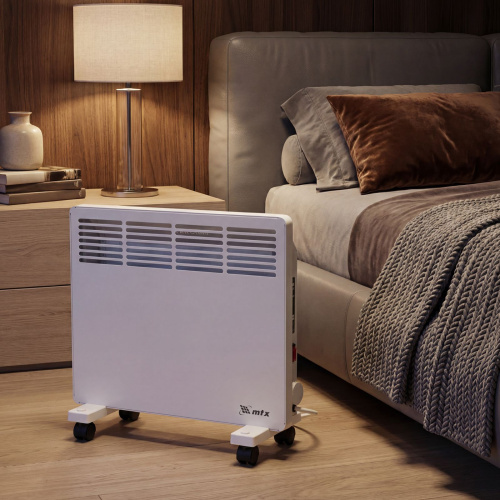 Конвектор электрический КМ-1000.1, 230 В, 1000 Вт, X-образный нагреватель, колеса, термостат MTX по ценам производителя в Уфе с доставкой по всей России