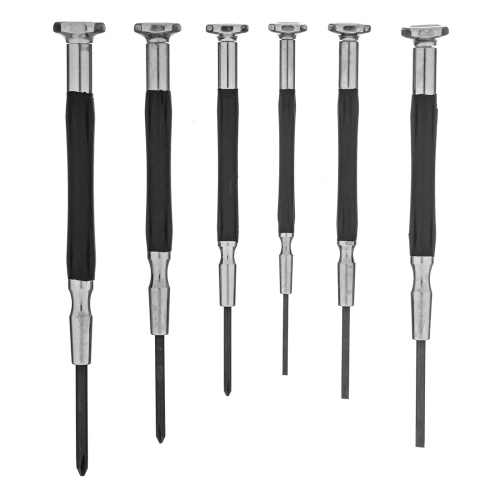 Набор отверток для точной механики, CrMo, металлические обрезиненные рукоятки, 6 шт, бокс трансформер Gross по ценам производителя в Уфе с доставкой по всей России