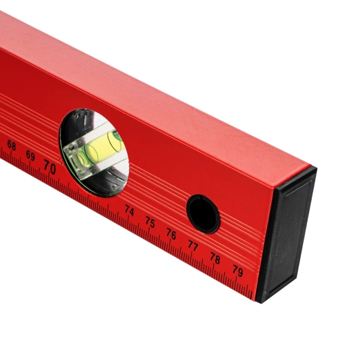 Уровень алюминиевый, 800 мм, 3 глазка, красный, линейка Matrix по ценам производителя в Уфе с доставкой по всей России