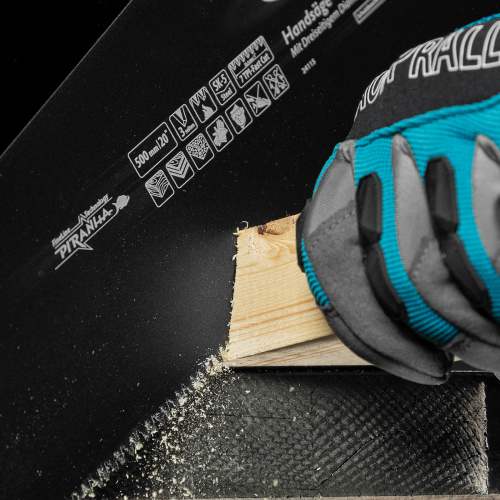 Ножовка по дереву "PIRANHA", 500 мм, 7 TPI, 3D-зуб, тефлоновое покрытие полотна, двухкомпонентная рукоятка Gross по ценам производителя в Уфе с доставкой по всей России